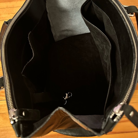 Black tote bag M0851 - Picture 4 of 4